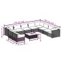 Garden furniture set 11 pieces and black synthetic rattan cushions by , Garden sets - Ref: Foro24-3102440, Price: 1,00 €, Dis...