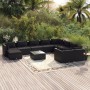 Garden furniture set 11 pieces black synthetic rattan cushions by , Garden sets - Ref: Foro24-3102688, Price: 1,00 €, Discoun...