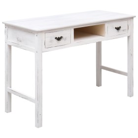 Antique white wooden console table 110x45x76 cm by vidaXL, Side tables - Ref: Foro24-284162, Price: 107,90 €, Discount: %