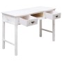 Antique white wooden console table 110x45x76 cm by vidaXL, Side tables - Ref: Foro24-284162, Price: 107,74 €, Discount: %