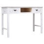 Antique white wooden console table 110x45x76 cm by vidaXL, Side tables - Ref: Foro24-284162, Price: 107,74 €, Discount: %