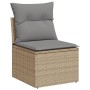 Gartensofa-Set mit beigen Kissen, 10-teilig, synthetisches Rattan von , Gartensets - Ref: Foro24-3226115, Preis: 662,49 €, Ra...