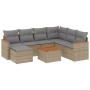 Gartensofa-Set mit beigem Kissenmix, 8-teilig aus PE-Rattan von , Gartensets - Ref: Foro24-3226213, Preis: 519,71 €, Rabatt: %