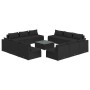 Garden furniture set 13 pieces and black synthetic rattan cushions by , Garden sets - Ref: Foro24-3101576, Price: 1,00 €, Dis...