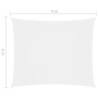 Toldo de vela rectangular tela Oxford blanco 5x6 m de , Sombrillas - Ref: Foro24-135274, Precio: 88,99 €, Descuento: %