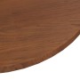 Round oak wood table top in dark brown Ø90x1.5cm by , Table tops - Ref: Foro24-342971, Price: 95,92 €, Discount: %