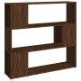 Shelf/space divider in brown oak color, 100x24x94 cm. by , Bookcases and shelves - Ref: Foro24-826649, Price: 60,02 €, Discou...