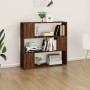 Shelf/space divider in brown oak color, 100x24x94 cm. by , Bookcases and shelves - Ref: Foro24-826649, Price: 60,02 €, Discou...