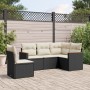 5-teiliges Gartenmöbel-Set und schwarze synthetische Rattankissen von , Gartensets - Ref: Foro24-3225972, Preis: 331,46 €, Ra...