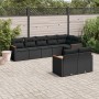 8-teiliges Gartensofa-Set und schwarze synthetische Rattankissen von , Gartensets - Ref: Foro24-3226146, Preis: 534,59 €, Rab...