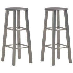 Kitchen stools 2 units anthracite gray MDF by vidaXL, Kitchen stools - Ref: Foro24-284387, Price: 58,88 €, Discount: %