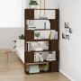 Brown oak shelving/space divider 100x24x188 cm by , Bookcases and shelves - Ref: Foro24-3187605, Price: 113,70 €, Discount: %