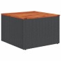 5-teiliges Gartenmöbel-Set und Kissen aus synthetischem Rattan schwarz von , Gartensets - Ref: Foro24-3225775, Preis: 275,99 ...