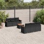 7-teiliges Garten-Esszimmerset und Kissen synthetisches Rattan schwarz von , Gartensets - Ref: Foro24-3225789, Preis: 424,06 ...