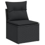 Set aus Gartensofas und Kissen 13 Stück synthetisches Rattan schwarz von , Gartensets - Ref: Foro24-3225838, Preis: 890,97 €,...