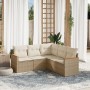 Set Gartensofas mit Kissen 5 Stück synthetisches Rattan beige von , Gartensets - Ref: Foro24-3225960, Preis: 445,35 €, Rabatt: %