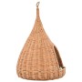 Katzenhaus mit Kissen und natürlicher Weiden-Tipi-Form, 40 x 60 cm von vidaXL, Katzenmöbel - Ref: Foro24-170777, Preis: 89,61...