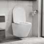 White Ceramic Rimless Wall Toilet by vidaXL, Bathrooms - Ref: Foro24-145237, Price: 160,92 €, Discount: %