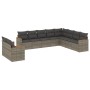 Set mit 10 Gartensofas mit Kissen synthetisches Rattangrau von , Gartensets - Ref: Foro24-3226116, Preis: 648,48 €, Rabatt: %