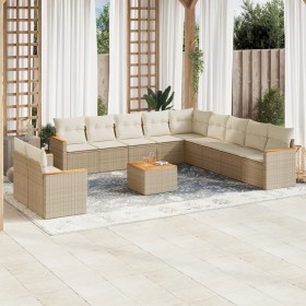 Garden sofa set 12 pieces and brown synthetic rattan cushions by , Garden sets - Ref: Foro24-3226135, Price: 899,26 €, Discou...