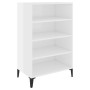 Glossy white plywood sideboard 57x35x90 cm by , Sideboards - Ref: Foro24-806136, Price: 51,99 €, Discount: %