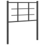 Cabecero de metal negro 75 cm de , Cabeceros y pies de cama - Ref: Foro24-355587, Precio: 23,44 €, Descuento: %