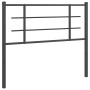 Cabecero de metal negro 107 cm de , Cabeceros y pies de cama - Ref: Foro24-355591, Precio: 25,01 €, Descuento: %