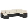 8-piece garden sofa set and black synthetic rattan cushions by , Garden sets - Ref: Foro24-3226245, Price: 484,24 €, Discount: %