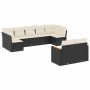 8-piece garden sofa set and black synthetic rattan cushions by , Garden sets - Ref: Foro24-3226287, Price: 563,29 €, Discount: %