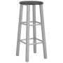 Kitchen stools 2 units silver MDF by vidaXL, Kitchen stools - Ref: Foro24-284410, Price: 59,22 €, Discount: %