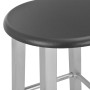 Kitchen stools 2 units silver MDF by vidaXL, Kitchen stools - Ref: Foro24-284410, Price: 59,22 €, Discount: %