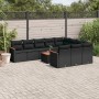 11-teiliges Gartensofa-Set und schwarze synthetische Rattankissen von , Gartensets - Ref: Foro24-3226342, Preis: 648,73 €, Ra...