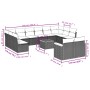 Garden sofa set with cushions 13 pieces gray synthetic rattan by , Garden sets - Ref: Foro24-3226452, Price: 859,61 €, Discou...