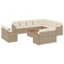 Set sofás de jardín con cojines 13 pzas ratán sintético beige de , Conjuntos de jardín - Ref: Foro24-3226520, Precio: 1,00 €,...