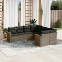 8-piece garden sofa set and gray synthetic rattan cushions by , Garden sets - Ref: Foro24-3226557, Price: 528,24 €, Discount: %