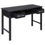 Black wooden console table 110x45x76 cm by vidaXL, Side tables - Ref: Foro24-284161, Price: 102,34 €, Discount: %