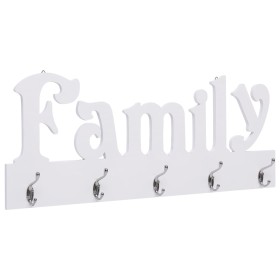 Perchero de pared FAMILY 74x29,5 cm de vidaXL, Percheros para sombreros y abrigos - Ref: Foro24-284245, Precio: 39,55 €, Desc...