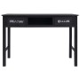 Black wooden console table 110x45x76 cm by vidaXL, Side tables - Ref: Foro24-284161, Price: 102,34 €, Discount: %