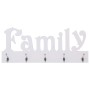 Perchero de pared FAMILY 74x29,5 cm de vidaXL, Percheros para sombreros y abrigos - Ref: Foro24-284245, Precio: 39,55 €, Desc...