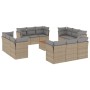 Garden sofa set with beige cushions mix 13 pieces PE rattan by , Garden sets - Ref: Foro24-3255870, Price: 1,00 €, Discount: %