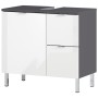 Germania Armario base lavabo GW-Mauresa 34x80x56 cm grafito y blanco de Germania, Tocadores de baño - Ref: Foro24-438427, Pre...