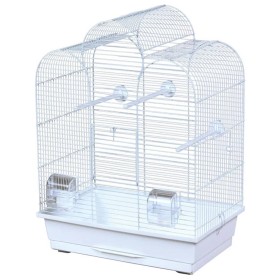 FLAMINGO Parakeet cage Dara 48x28x61.5 cm white by FLAMINGO, Feet and bird cages - Ref: Foro24-439673, Price: 100,99 €, Disco...