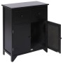 Black paulownia wood auxiliary cabinet 60x30x75 cm by vidaXL, Sideboards - Ref: Foro24-284105, Price: 118,56 €, Discount: %