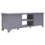 Gray paulownia wood TV cabinet 115x30x40 cm by vidaXL, TV Furniture - Ref: Foro24-284116, Price: 75,19 €, Discount: %