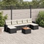 8-teiliges Gartensofa-Set und schwarze synthetische Rattankissen von , Gartensets - Ref: Foro24-3256581, Preis: 442,17 €, Rab...