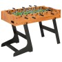 Light brown folding foosball table 121x61x80 cm by vidaXL, Foosball tables - Ref: Foro24-91941, Price: 131,41 €, Discount: %