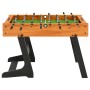 Futbolín plegable marrón claro 121x61x80 cm de vidaXL, Mesas de futbolín - Ref: Foro24-91941, Precio: 131,41 €, Descuento: %