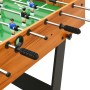 Futbolín plegable marrón claro 121x61x80 cm de vidaXL, Mesas de futbolín - Ref: Foro24-91941, Precio: 131,41 €, Descuento: %