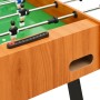 Futbolín plegable marrón claro 121x61x80 cm de vidaXL, Mesas de futbolín - Ref: Foro24-91941, Precio: 131,41 €, Descuento: %