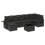 8-piece garden sofa set and black synthetic rattan cushions by , Garden sets - Ref: Foro24-3252822, Price: 558,31 €, Discount: %